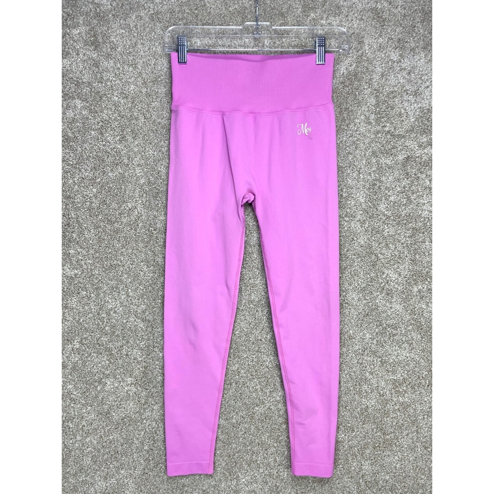 Moi Scrunch Butt Seamless Leggings Women S Pink Stretch Yoga Workout Gym Pull On